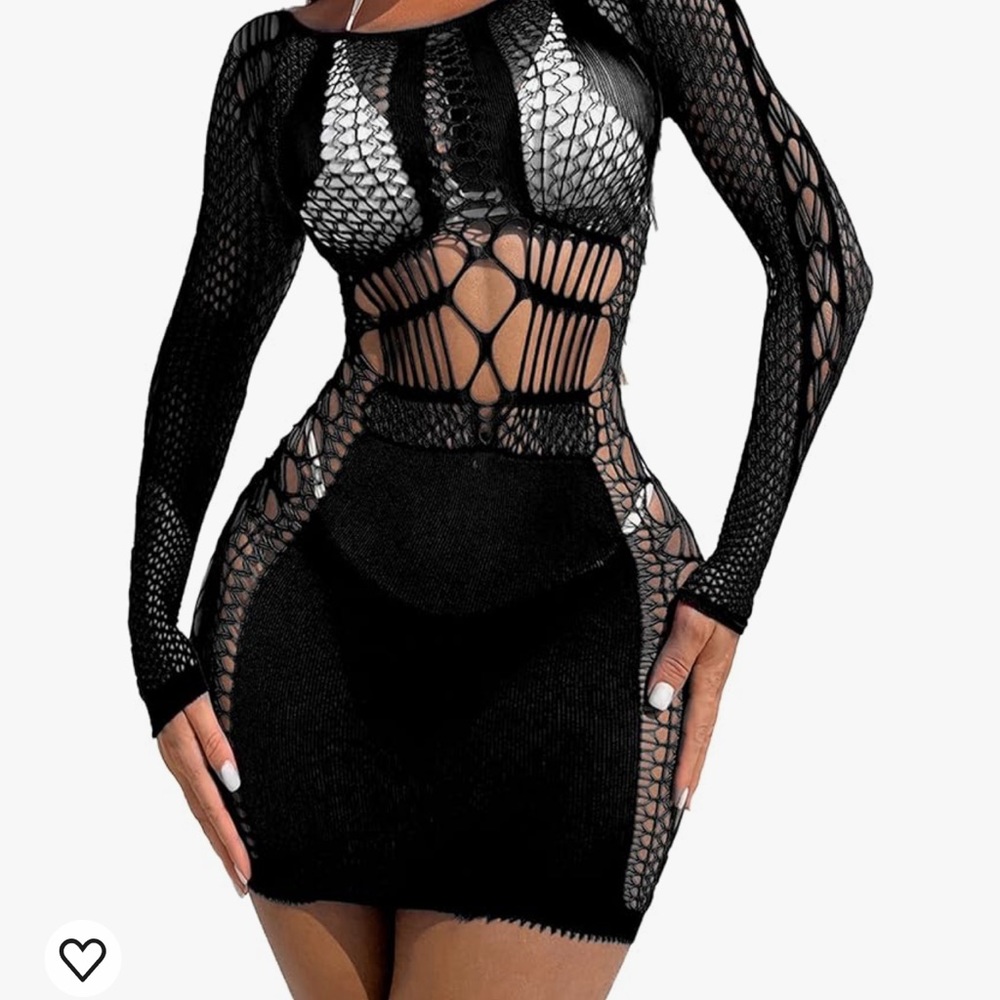 Fish net dress